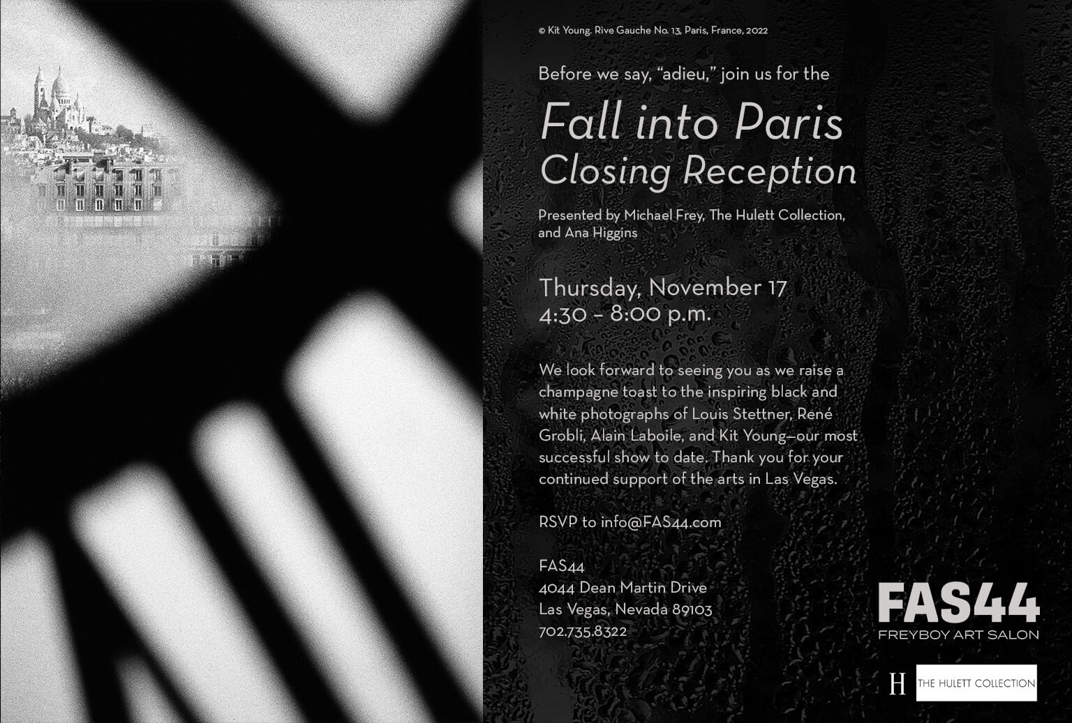 Featured Exhibition - Fall Into Paris - Closing Reception