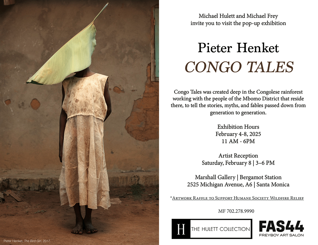 Michael Frey and The Hulett Collection presents, Pieter Henket - Congo Tales - Feb 4-8, 2025 - 11AM - 6PM