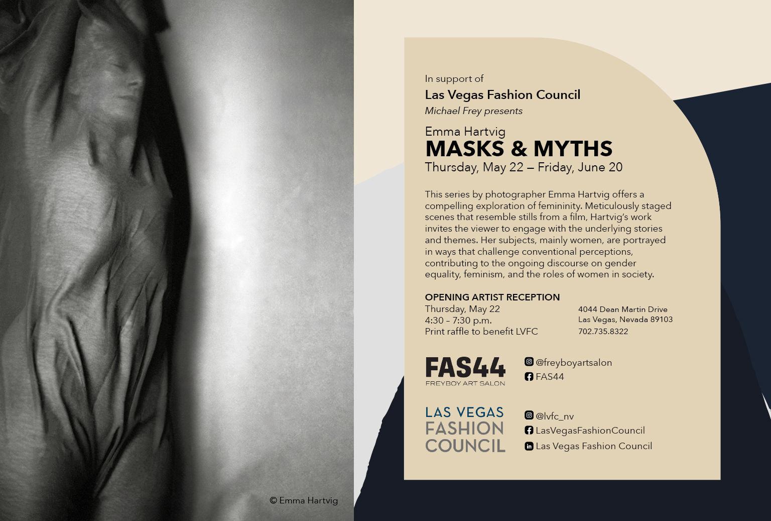Emma Hartvig Masks & Myths - Thu May 22-June 28